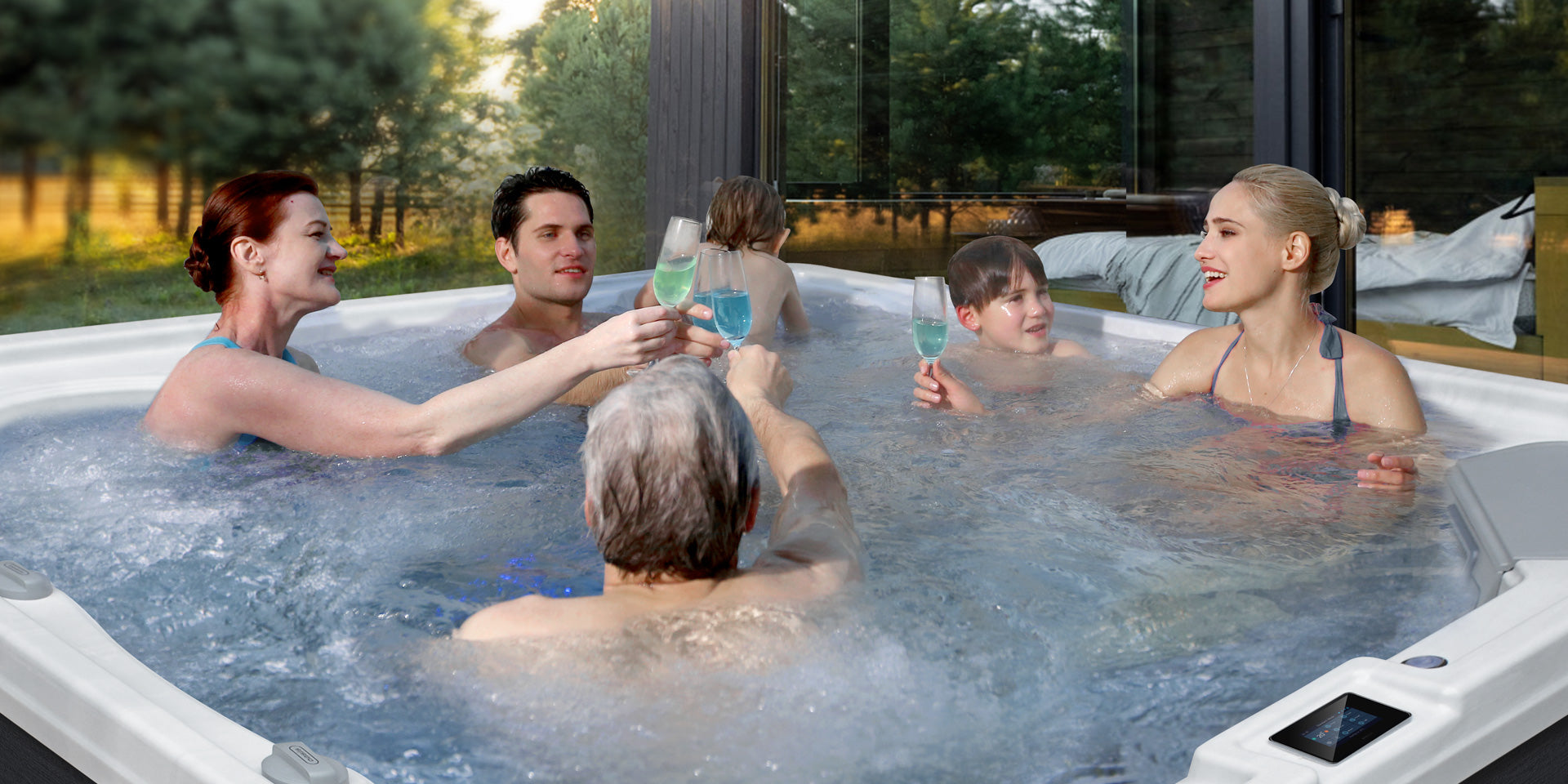 Outdoor Oasis Prestige Spa voor het hele gezin