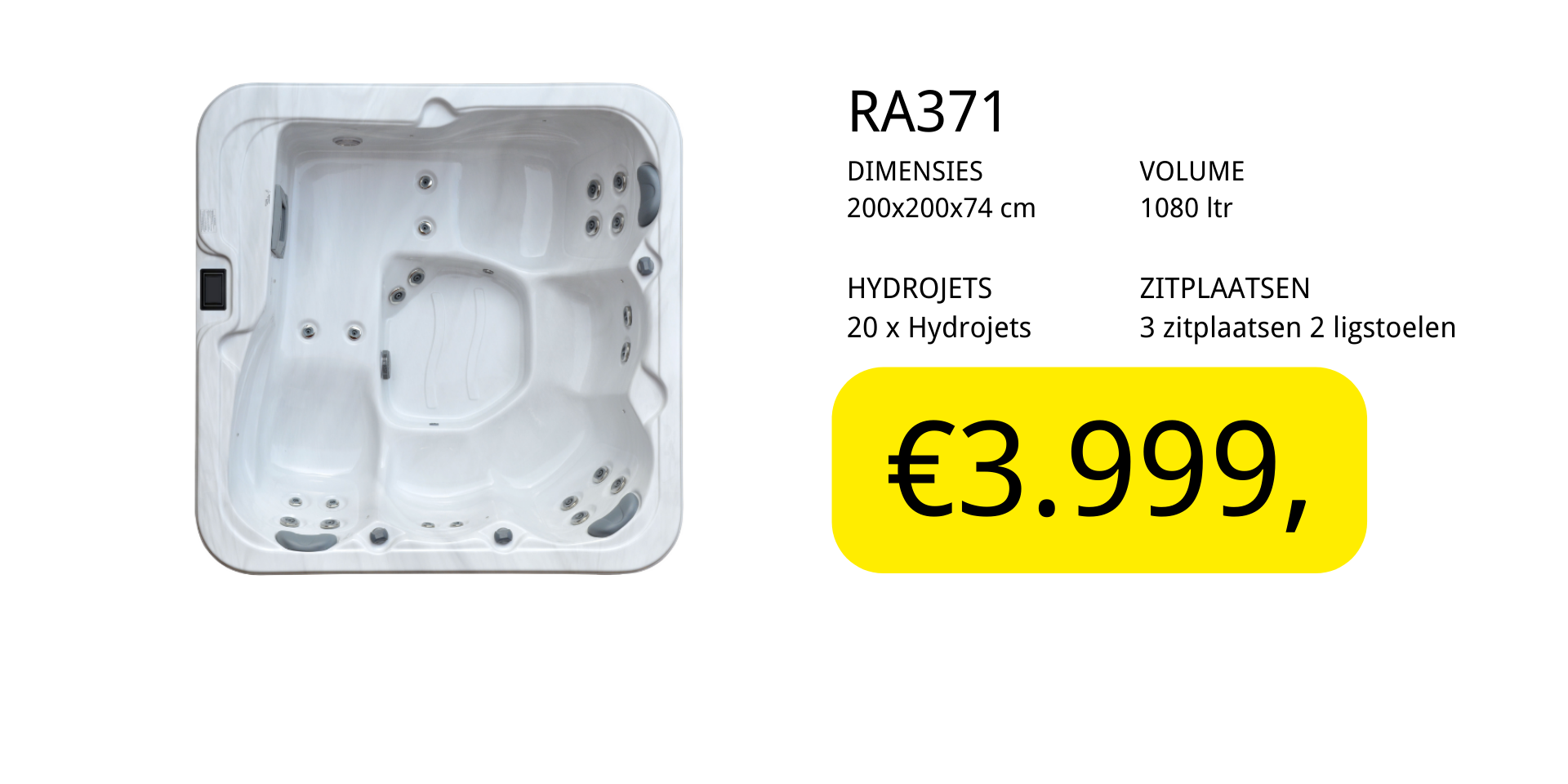 RA371 spa on sale