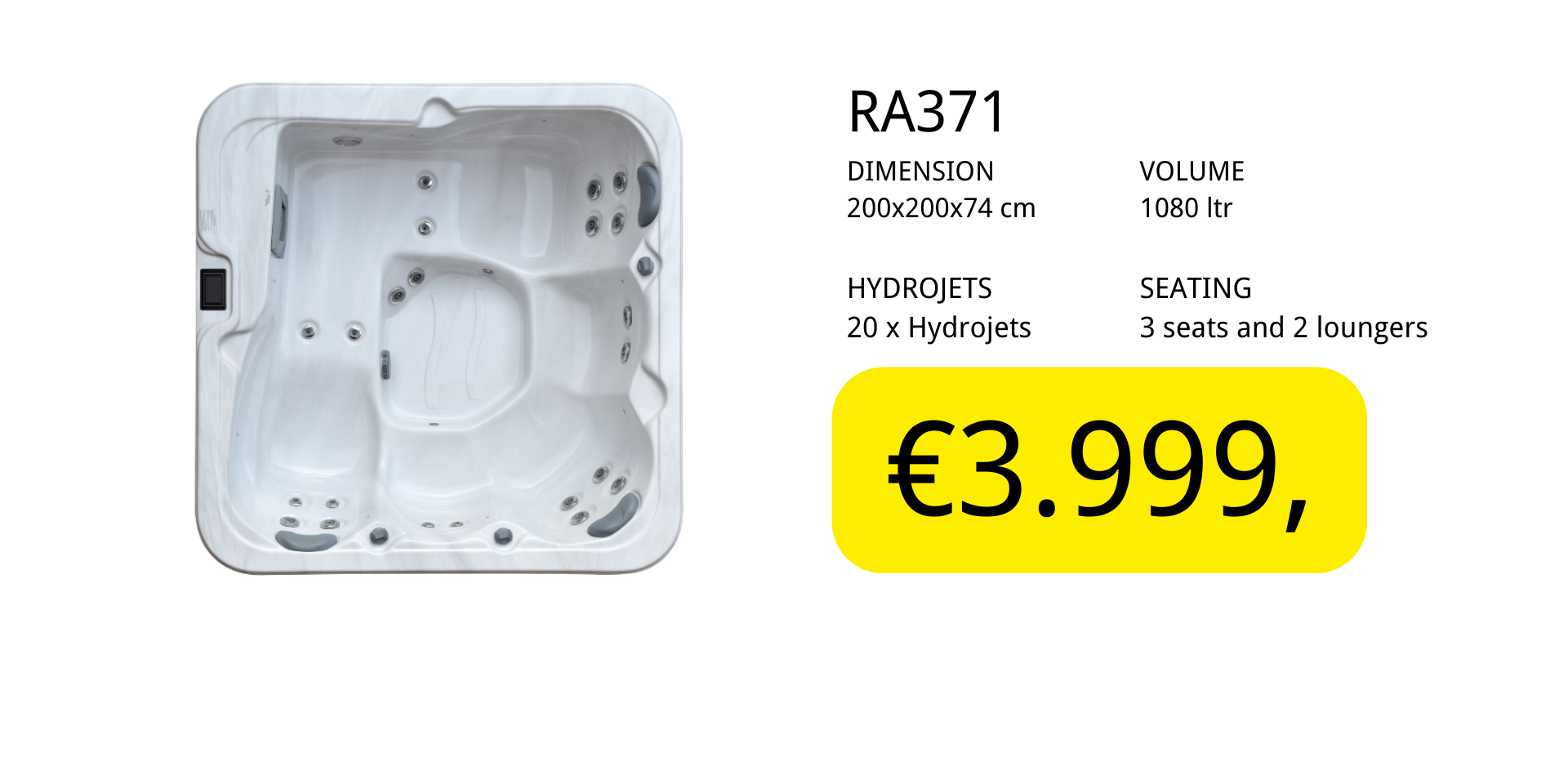 RA371 spa on sale